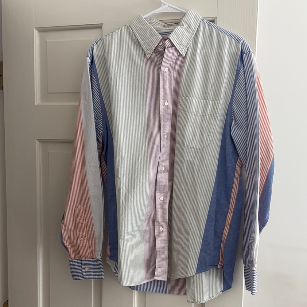 J. Crew Men’s Button Down Multi Color Medium